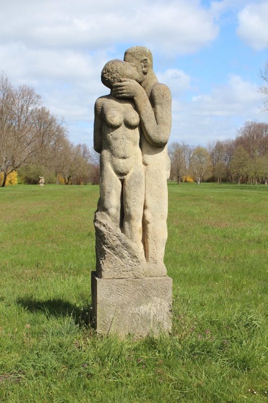 Skulptur Liebespaar