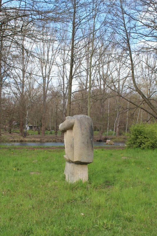 Skulptur Sinnender (Musizierende Puppe oder Musikant)