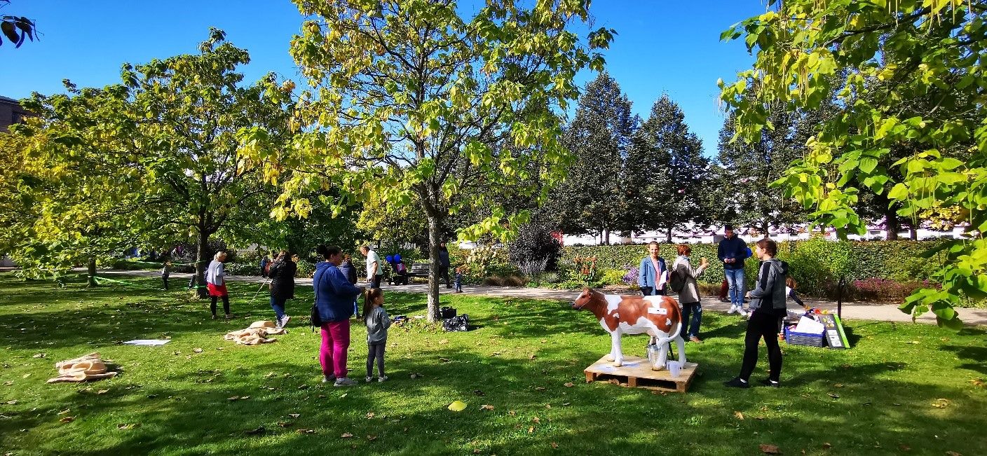 Bild: Menschen in einem Park